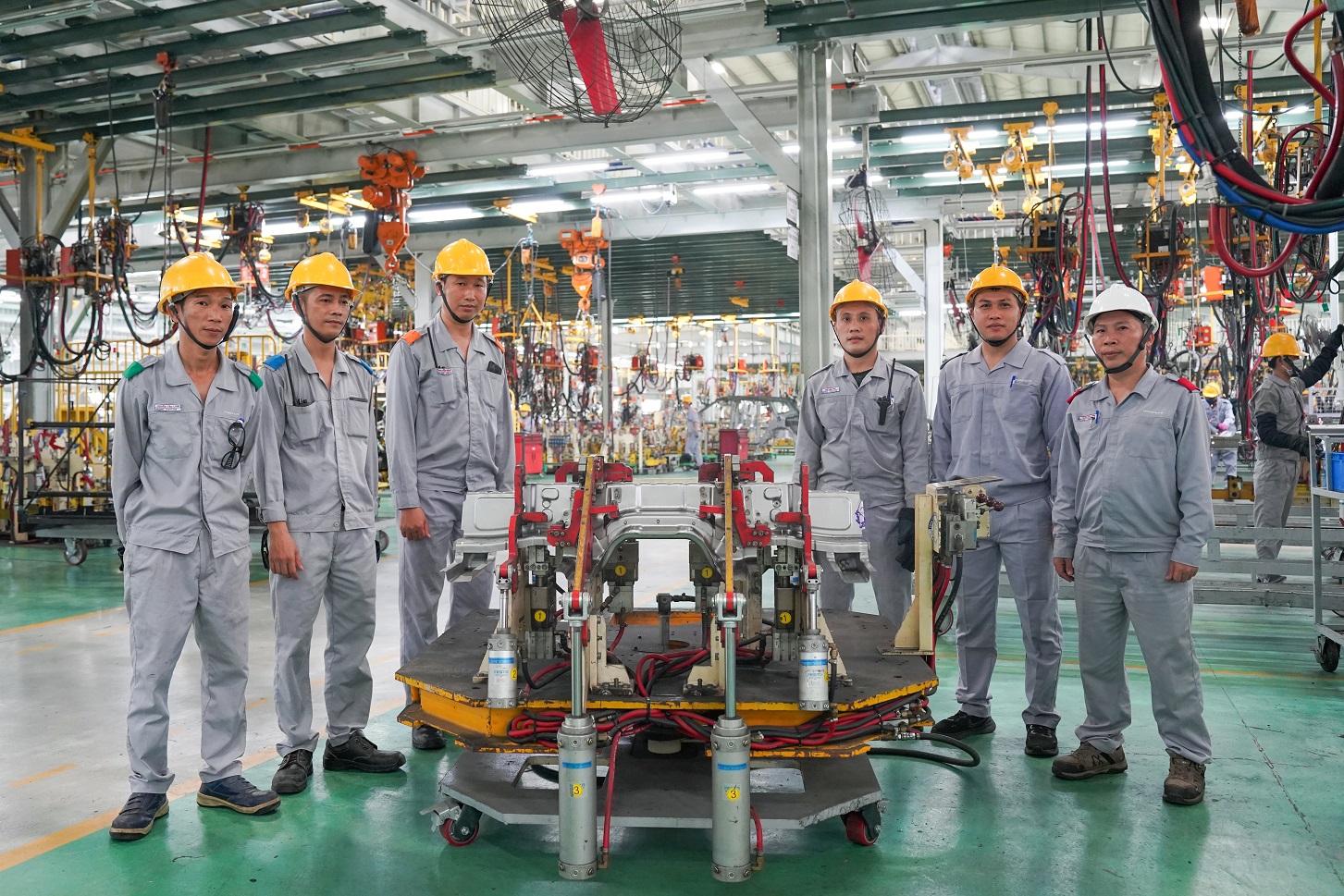 THACO KIA Plant keeps on optimizing production processes and technology